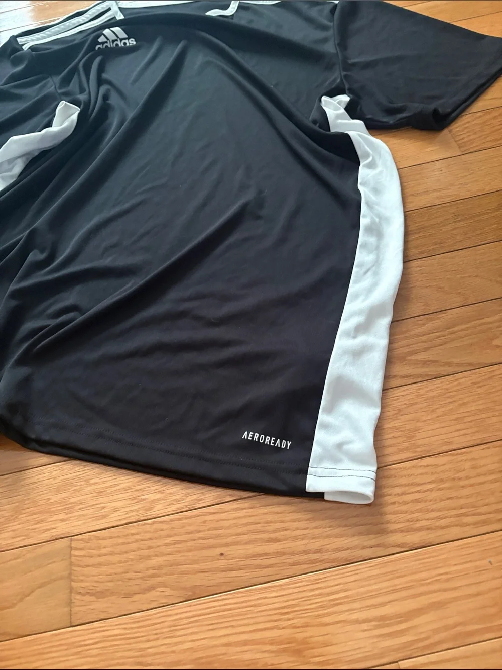 adidas Men’s Black and White Soccer Training Jersey
